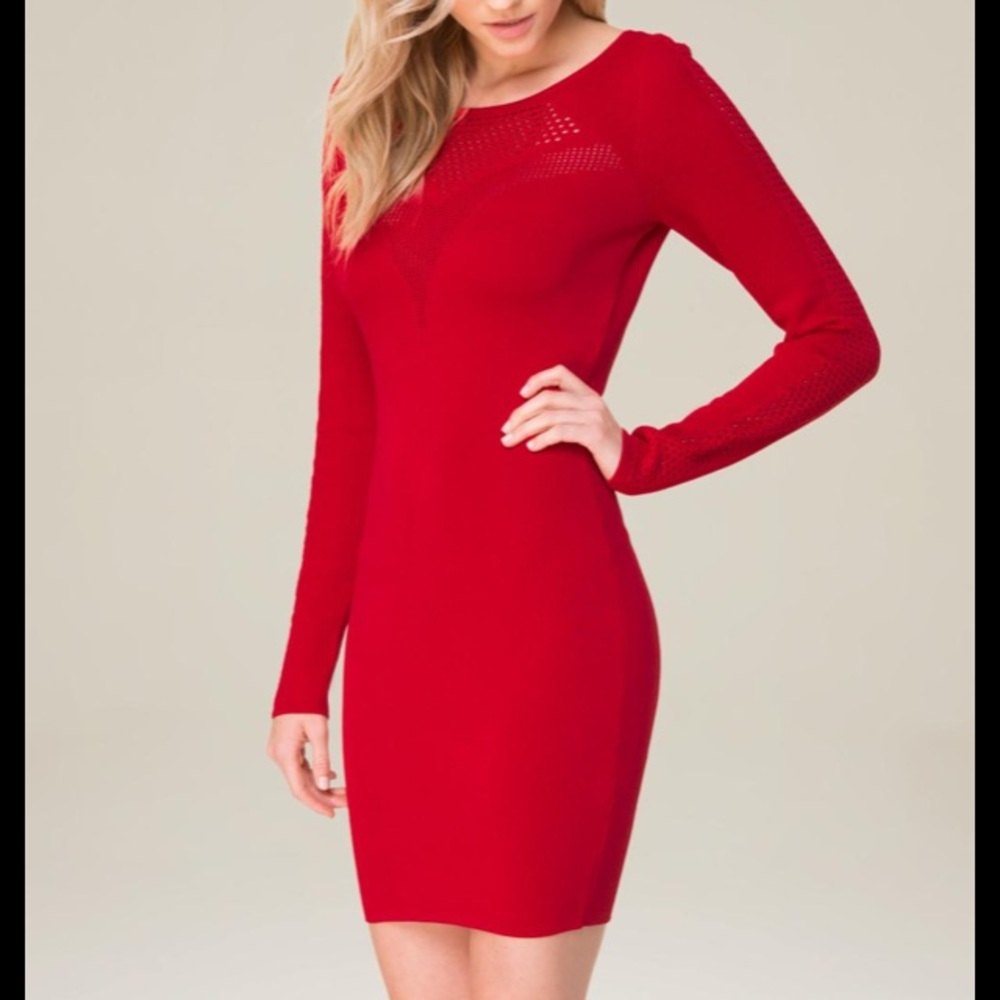 π₯π NWT Bebe Crochet Inset Bodycon π π₯ - Picture 3 of 11
